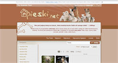 Desktop Screenshot of pieski.net